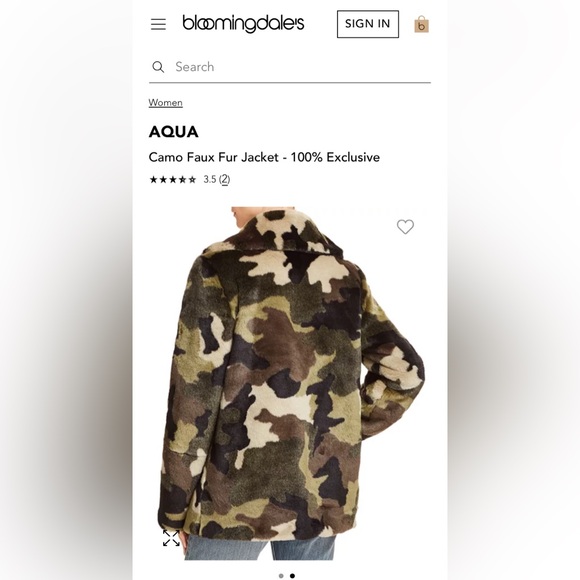 💚🤎🤍 AQUA - Bloomingdale’s exclusive faux fur coat in AWESOME condition - Picture 2 of 11